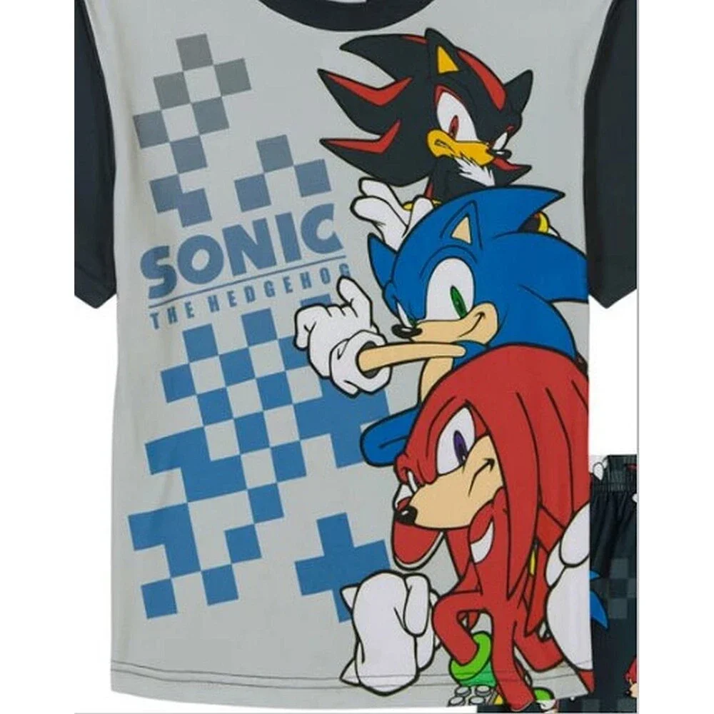 Sonic The Hedgehog Boys' Pajama Set, Size 4